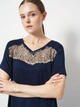 Ночная рубашка Cotpark 5XL темно-синяя 13594-В - изображение 6