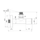 Комплект кранов Thermo Alliance Standart 1/2" НР для полотенцесушителя угловой SF395W15 - изображение 2