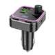 FM - Модулятор трансмиттер Borofone BC53 QC3.0 PD20W car wireless FM transmitter, Black - изображение 3