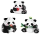 Конструктор 3D игрушка для детей три панды Cute Panda Series Building Blocks Set M1057 - изображение 2