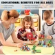 Магнитный конструктор для детей в стиле пиксельной игры Майнкрафт (Minecraft), 100 деталей - изображение 2