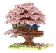 Конструктор Цветущие вишневое дерево серия Бонсай домик на дереве constructor Cherry tree in bloom - изображение 2