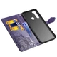Кожаный чехол-книжка Epik Art Case с визитницей для Xiaomi Redmi Note 8T Фиолетовый - изображение 2