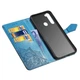Кожаный чехол-книжка Epik Art Case с визитницей для Xiaomi Redmi Note 8T Синий - изображение 2