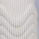 Wazon Rituali Domestici Lino porcelanowa biały 29.5 × 20 cm (U30122091U00) - obraz 2