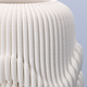 Wazon Rituali Domestici Lino porcelanowa biały 29.5 × 20 cm (U30122091U00) - obraz 3