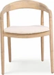 Обідній стілець з підлокітниками Denali Savanna beige natural wood - изображение 2