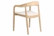 Обідній стілець з підлокітниками Denali Savanna beige natural wood - изображение 5