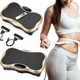 Вибрационная платформа для тренировок дома и коррекции фигуры XP500 GYMTEK GOLD с пультом ДУ и эспандерами, тренировочный золотистый массажер - изображение 7