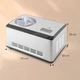 Профессиональная Фреоновая мороженица Klarstein Dolce Bacio Smart Нержавеющая сталь - изображение 7