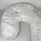 Подушка для сну ортопедична анатомічна Side Sleeper Pro ергономічна подушка-підкова проти хропіння, з виїмкою для вуха і підтримкою шиї та хребта, поліестер і синтетична бавовна Біла, FG-196 - зображення 8