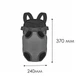 Рюкзак-кенгуру переноска для животных Lesko SY210814 Gray L - изображение 5