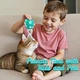 Танцующий Кальмар Tummy Time осьминог интерактивная игрушка для детей зеленый - изображение 6