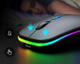 Мышь беспроводная SKY черная с RGB аккумулятор USB - изображение 4
