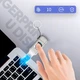 Флешка BauTech USB Type-C с отпечатком пальца металлическая 128 Gb Серый (1016-003-02) - изображение 6