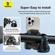 Держатель для телефона Baseus Gotrip Series Bike Phone Mount на велосипед, мопед, мотоцикл (C40572301111-00) Black - изображение 15