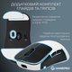 Мышь GamePro Asgard Loki Wireless/USB PixArt PAW3395 Sensor White (GM022W) - изображение 12