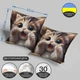 Подушка плюшева "З кошеням", 45×45 см, 3D зображення / 1310245UA - зображення 3