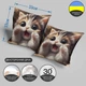 Плюшевая подушка "С котенком", 33×33 см, 3D изображение / 1310233UA - изображение 3