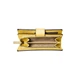 Женский кожаный кошелек MICHAEL KORS Medium Crossgrain, желтый - изображение 4