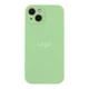 Чохол Silicone Case Full Size with Frame для iPhone 13 Колір 60.Crem Yellow - изображение 6