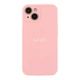 Чохол Silicone Case Full Size with Frame для iPhone 13 Колір 60.Crem Yellow - изображение 8