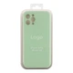 Чохол Silicone Case Full Size with Frame для iPhone 12 Pro Колір 15.Dark Grey - изображение 6