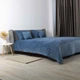 Покривало ТЕП "VELOUR" Cиній/Ромб круглий, 180x240 - изображение 4
