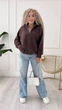 Жіночий кашеміровий кардиган з капюшоном Uaclothes 48-54 Коричневий (like34224-1463113121) - изображение 1