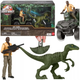Фігурка динозавра Mattel Jurassic World Погоня за Велоцираптором HTP62 (0194735196050) - зображення 3