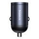 Автомобильный зарядный адаптер Baseus Tiny Star Mini Car Charger |2Type-C, 30W/3A, поддержка быстрой зарядки PD/QC, многоуровневая система защиты, универсальная совместимость, компактный| Черный - изображение 6