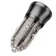Автомобільний зарядний адаптер Borofone BZ24 Clever single port car charger |1Type-C, 20W/3A, підтримка бездротової зарядки PD/QC, у прикурювач, компактний, багатоступенева система захисту, широка сумісність| Прозоро-чорний - изображение 6