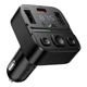 Автомобільний FM трансмітер HOCO E87 Delta Bluetooth, 35W, PD/QC, 2×USB + Type-C, Hands-Free, підтримка USB/TF - изображение 1