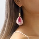 Серьги цветы нежные женские, бижутерия - изображение 1