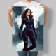 Постер супергероиня Marvel Наташа Романофф (Черная Вдова). Фан-арт. Серия Superheroine Collection А3 30х42 см (MAR01_А3) - изображение 1