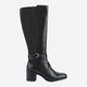 Kozaki damskie skorzane Geox D26FSC00043-C9999 41 Czarne (8050036686107) (955555906623911) - Outlet - obraz 1
