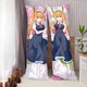 Подушка обнимашка Аниме Дакимакура Anime Girl двухсторонняя размер 130*40 см - изображение 2