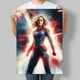 Постер супергероиня Marvel Кэрол Денверс (Капитан Марвел). Фан-арт. Серия Superheroine Collection А3 30х42 см (MAR09_А3) - изображение 1