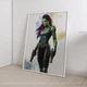 Постер супергероиня Marvel Гамора. Фан-арт. Серия Superheroine Collection А2 42х60 см (MAR12_А2) - изображение 3