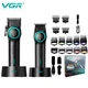 Набір VGR 2 в 1 V-001 V-977 BLACK, акумуляторна машинка для стрижки та триммер. Колір: чорний - зображення 1