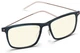 Очки компьютерные защитные для компьютера антибликовые Xiaomi Mi Computer Glasses 80% защиты Anti-Blue от излучения монитора с блокировкой голубого света универсальные для работы за компьютером монитором Dark Blue - изображение 3
