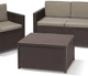 Стіл-ящик для зберігання Keter Arica Storage Table коричневий 221043 (220001) - зображення 3