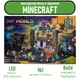 Конструктор minecraft с LED подсветкой и 4 фигурками / майнкрафт лего Битва в Подземелье 961 детали - изображение 3
