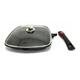 Сковорода-гриль с крышкой и съемной ручкой Benson BN-314 28x28 см Black - изображение 3