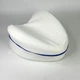 Подушка ортопедична для ніг і колін з ефектом пам’яті Leg Pillow, анатомічна гіпоалергенна зі знімним чохлом на блискавці, для сну на боці, для вагітних, при болях у суглобах, для підтримки спини Біла, F-19D1 - зображення 4
