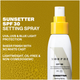 Фиксирующий спрей с солнцезащитой Morphe Sunsetter Broad Spectrum SPF 30 Setting Spray 100 мл - изображение 4