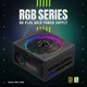 Блок питания GameMax RGB 1050G 1050W 80+ Gold (RGB 1050G) Black - изображение 5