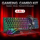 Игровой комплект Gaming Combo 4-in-1 T-Wolf TF-400 (клавиатура, мышь, наушники, коврик) геймерский комплект - изображение 8