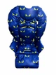Чохол на стільчик для годування Chicco Polly 2 Start з плащівки Очі синій Panda Mom - зображення 1