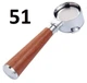 Бездонний портафільтр Ø51 мм Professional Filter Holder Delonghi, горіхова ручка(KN_F78EFD16BA37) - зображення 1